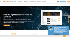 Desktop Screenshot of clickview.co.uk